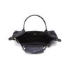 Longchamp Le Pliage Green 23 Short Handle Zipper Closure Recycled Canvas Dumpling Tote Bag Small Women tote bags Black 1621919001