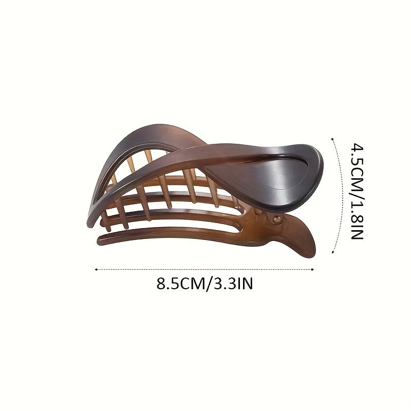Matte Azetat-Haarklammern, Stilvolle und Langlebige Haaraccessoires im Y2K-Stil für Damen.