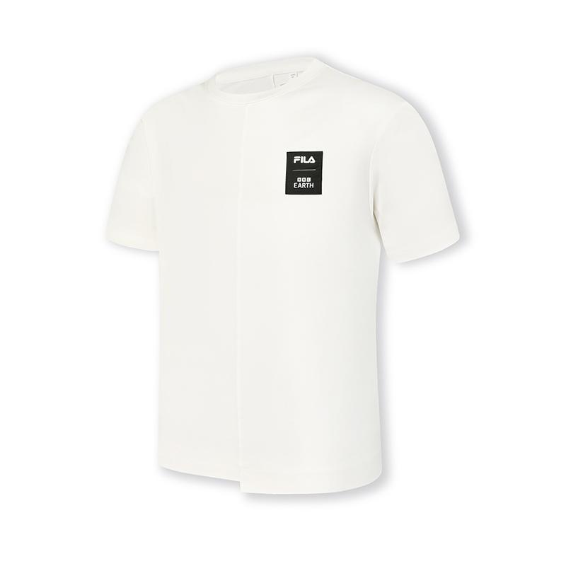 FILA x BBC EARTH T Shirt Men's Snow A51M437101FWT