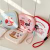 Large Capacity Coin Purse Multifunctional Portable Sanitary Napkins Storage Bag with Zipper with Handle Cosmetic Bag