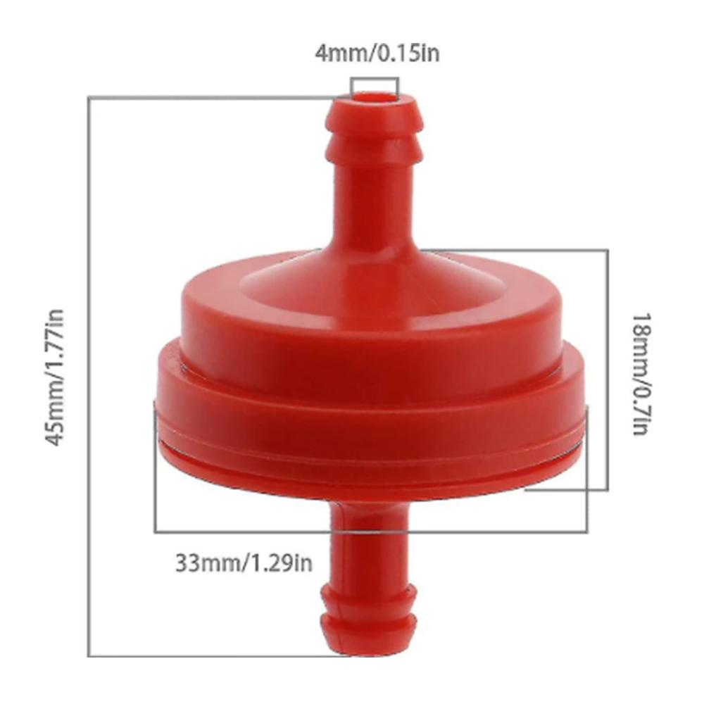 5pcs 298090 Inline Gas Fuel Filter Replacement For Briggs Stratton