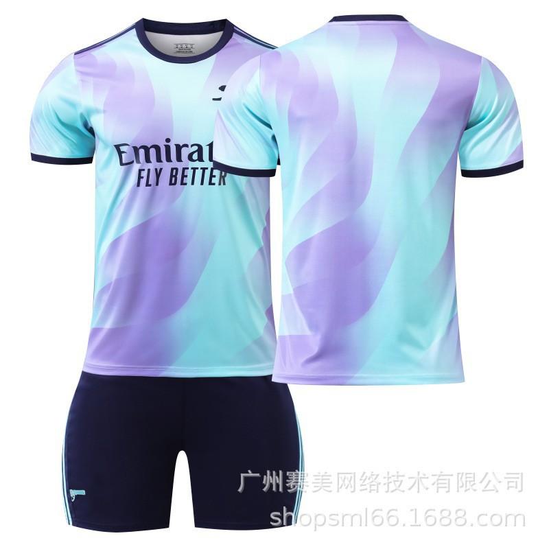 2425 Arsenal Duo 7 Saca Jerseys 9 Jesus 11 Martinelli 41 Rice No. 18 Football Uniform Set 22#