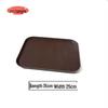 Non-slip Rectangular Plastic Serving Tray - Round Model for Restaurants, Hotels, and KTVs