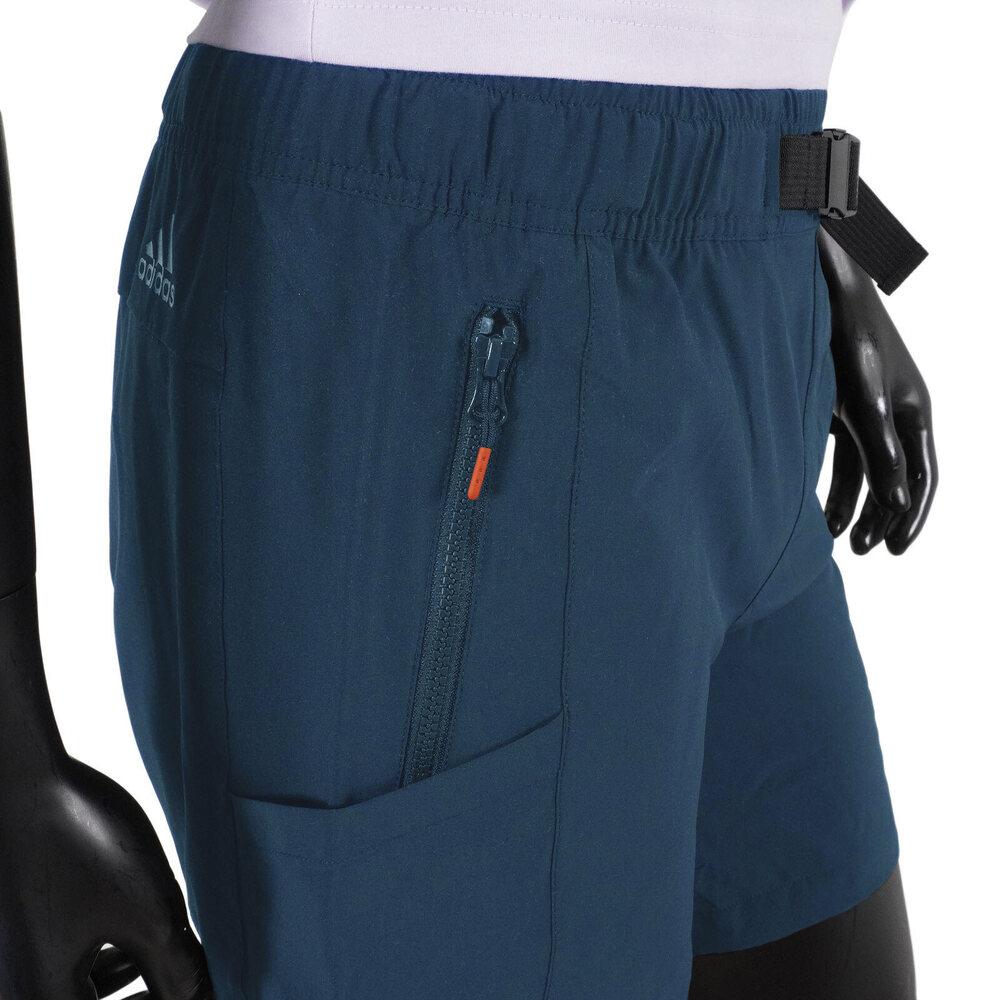 Adidas Adjustable Waist Sporty Shorts Men Bottoms Navy-Blue GU1746