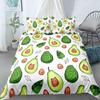 Comforter Cartoon Funny Avocado - Summer Fruit Theme For Kids Boys Girls & Adults