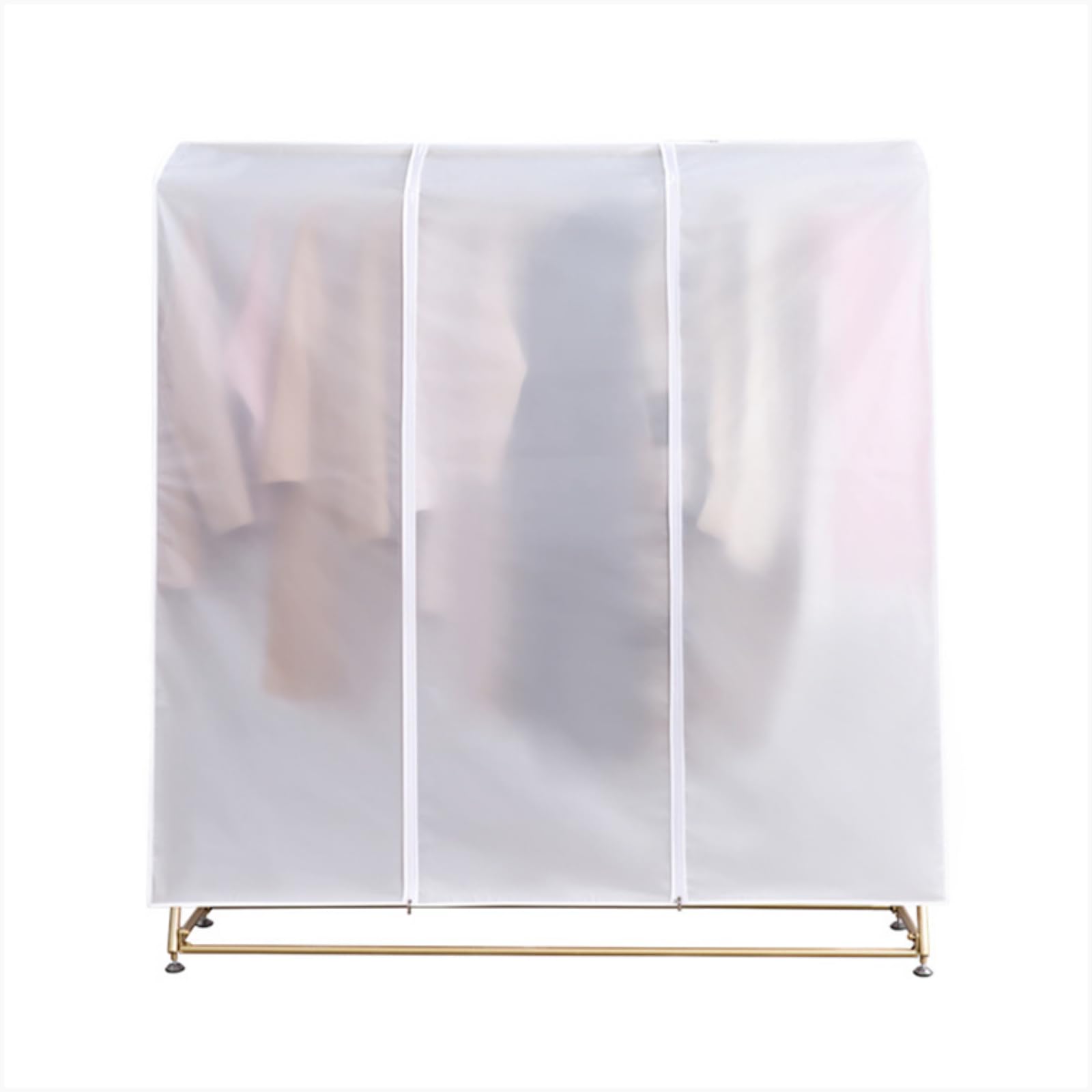 

Aristal Hanger Rack Clothes Garment Clothes Rack Mold and Insect Zipper Cover, Cover, Cover, Cover, Repellent, Closure, Semi-Transparent (150cm)