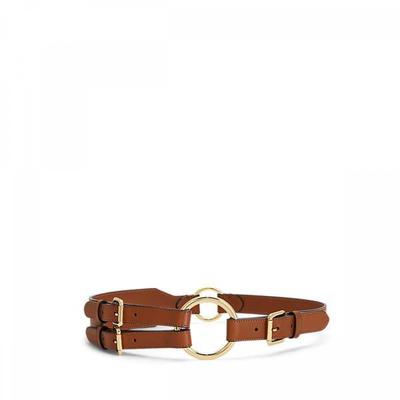 Cintura in Pelle a Tre Cinghie con Anello a O Lauren Ralph Lauren Walrblt0f320130200