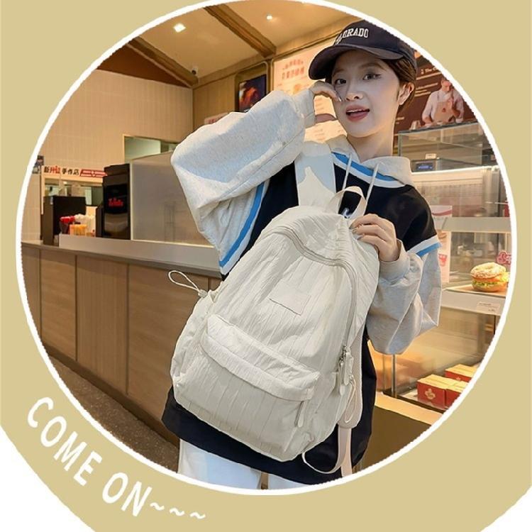 Aesthetic Backpack for Girl Lightweight Backpack Large Capacity Casual Daypacks Travel Rucksack Bag Student School Bag