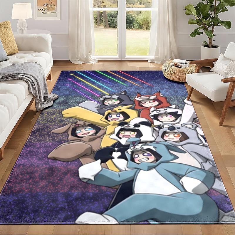 BINI Carpet Door Mat for Living Room or Bedroom Protective Mat Under Chair Office Decoration Christmas Gift Birthday Present