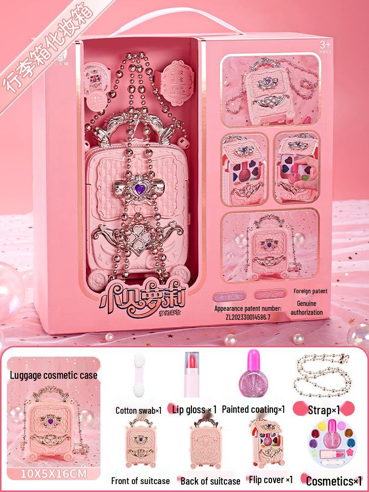 Kids' Makeup Set: Lipstick Toy for Girls Aged 3-6 – Pretend Play Kit