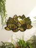 1Pc Acrylic Lotus Flower Wall Mirror – Decorative Modern Wall Hanging, Wooden Home Decor for Living Room, Bedroom, and Office