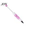 Decorative Ballpoint Pens DIY Beadable Pen, Colorful Fancy Beaded Crafting Novelty Rainbow Gift for Students, Party Favors, Creative Office