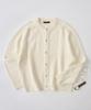 Analog Mood Handy Round Crop Fit Knit Cardigan (Ivory)