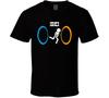 Unisex Shirt Cotton Oversize Large Size Portal Bathroom Parody Video Game T Shirt