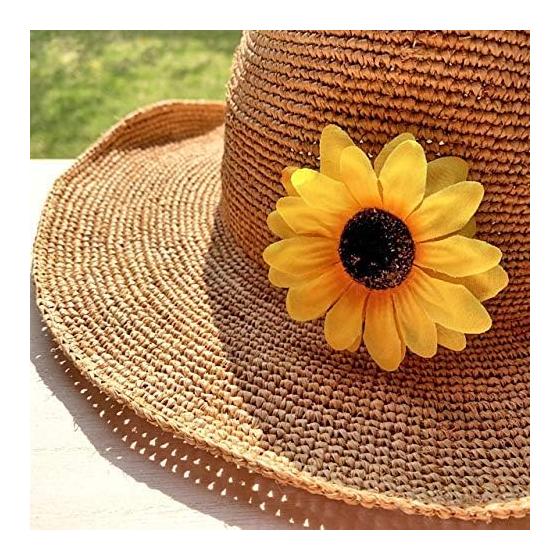 Accessorio Capelli Girasole a 2 Vie e Corsage (1 pc) - Resistente all'acqua per il divertimento in spiaggia