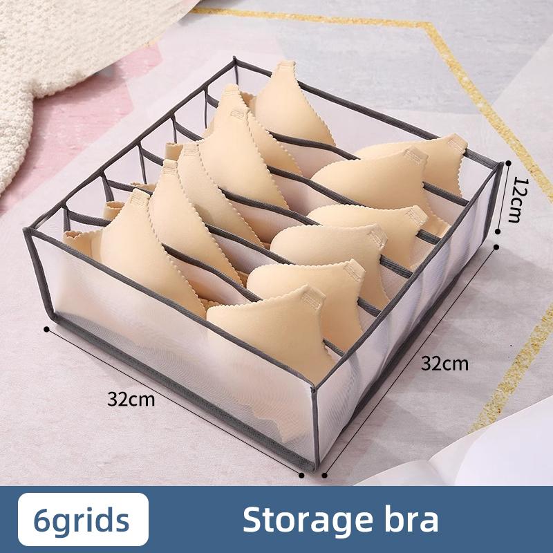 Underwear Organizers Foldable Panties Socks Bra Storage Boxes Closet Drawer Separator Organizer Boxes Wardrobe Clothes Organizer