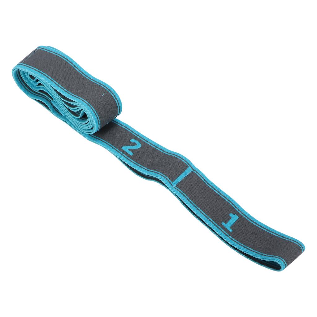   Stretch Strap Women Fitness High Elastic Multi  Exercise Stretch Band Belt(Blue Gray )