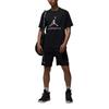 Jordan Dri FIT T Shirts Men's Black Crew Neck Moderate HQ9092-010