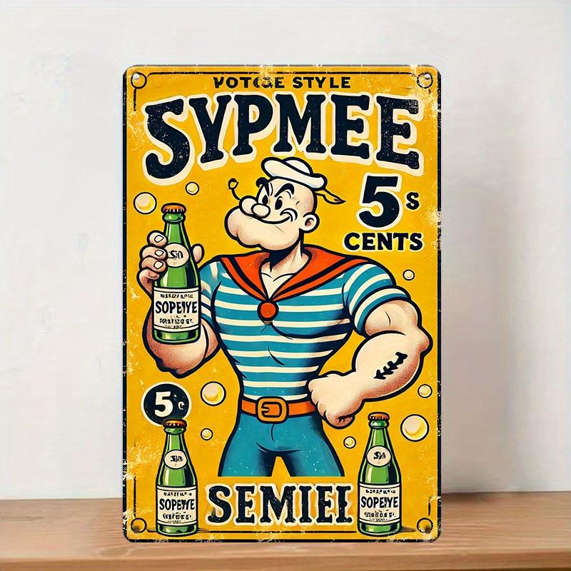 

Vintage Metal Tin Sign Advertisement for Drink Suitable for Room Decor Home Dining Areas Bars Cafes And Garage Decoration 20x30cm（7.8x11.8inch）