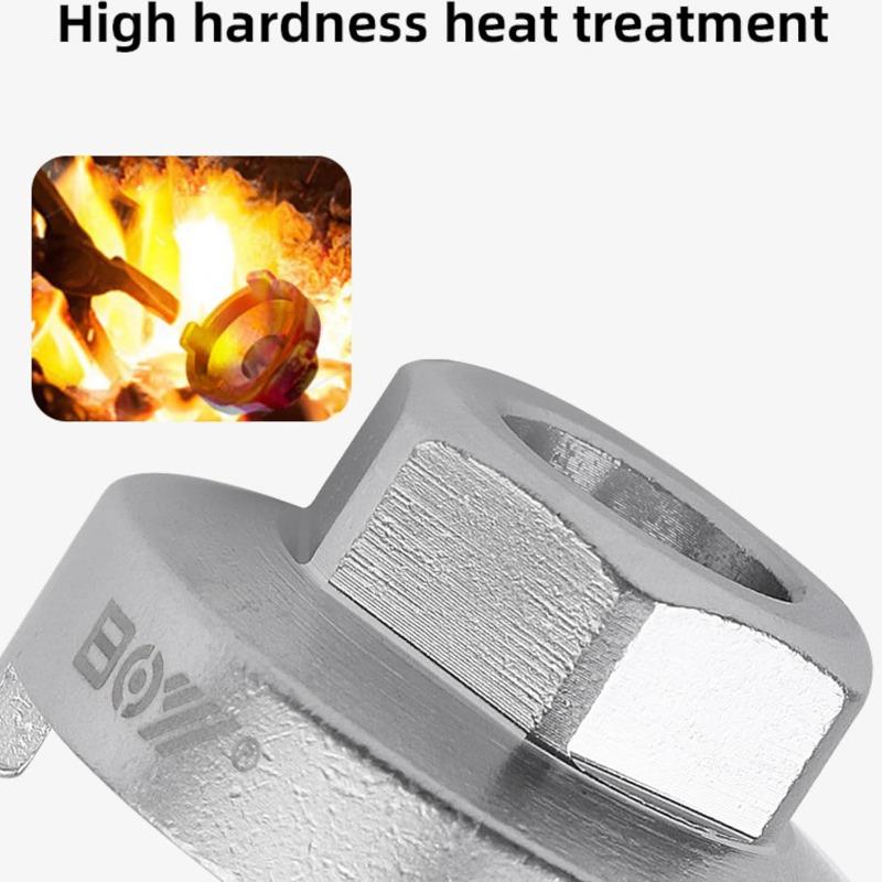 Bicycle Flywheel Disassembly Tool, Single Speed BMX 4-slot Wheel Hub Installation Wrench, Convenient Maintenance  Tool