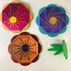 Flower Fractal Hexagon Fidget Toy Stress Anxiety Relief Desk Rotating Toy Kids Adults Pocket Size Travel Geometric Hexagon Sensory Toy