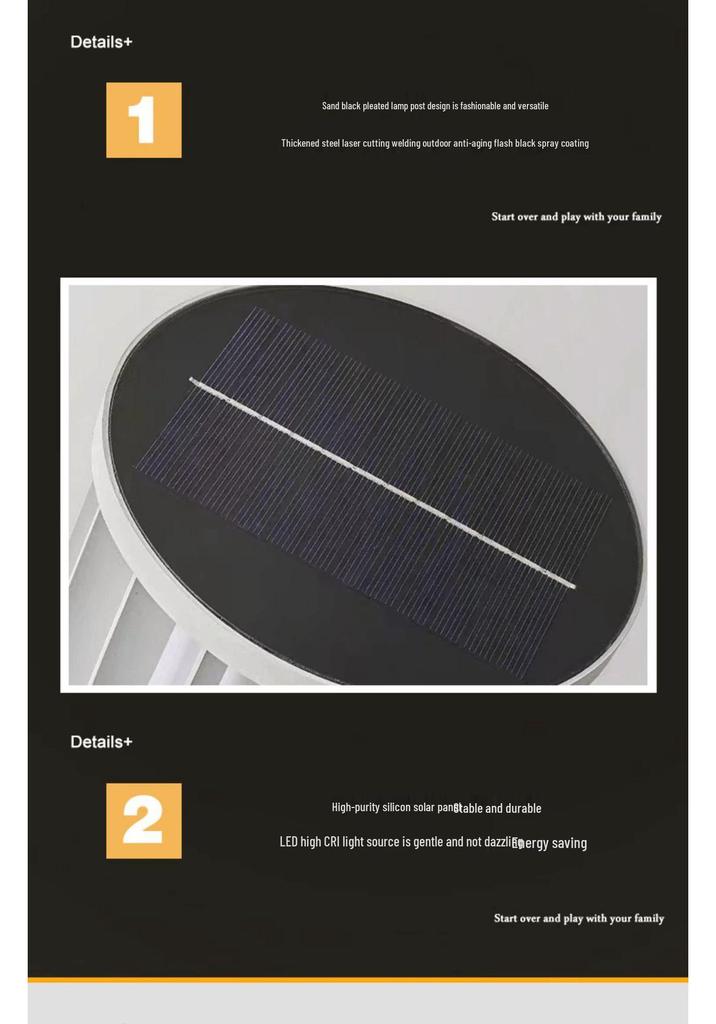 Modern Outdoor LED Garden Lamp for Courtyard, Park, and Villa