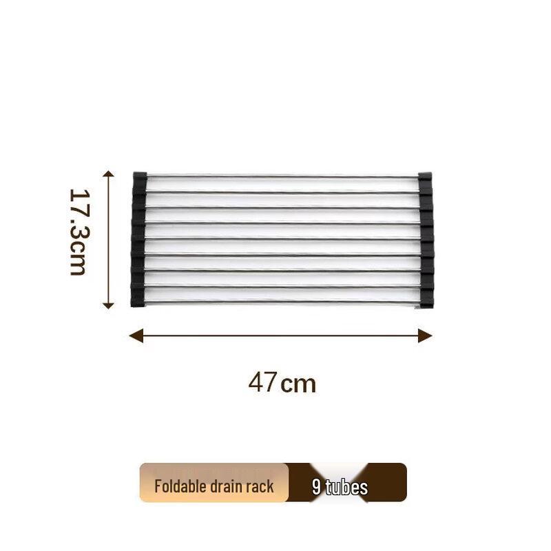 Foldable Silicone Kitchen Dish Drying Rack