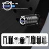 Bgw4 For Car Alloy Valve Stem Cover Tire Air Valve Cap For Volvo Xc60 Xc90 V40 V60 S60 XC40 V50 V90 S80 C40 V70 XC70 C30 EX90 C
