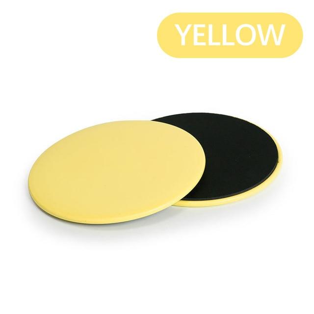2pcs Sliding Gliding Fitness Discs Abdominal Exercise Sliding Plate Pilates Yoga Gym Abdominal Core Training Exercise Equipment