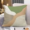 Green Small Fresh Print Decorative Pillowcase Bedroom Living Room Square Cushion Pillowcase