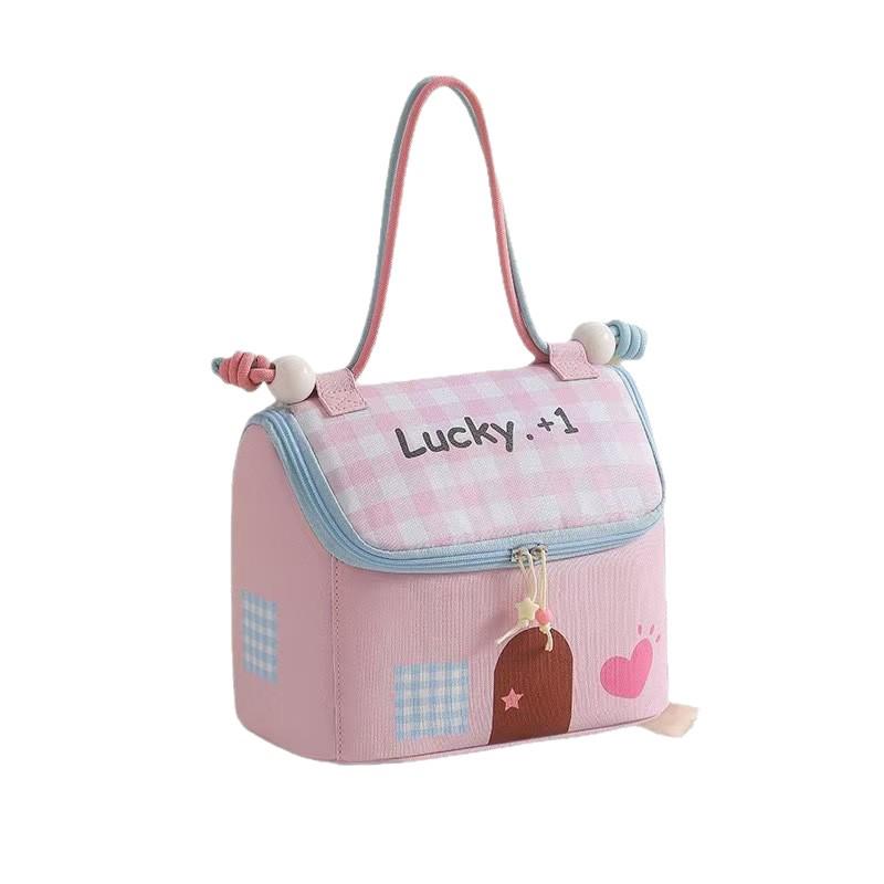 Large Capacity Portable Makeup & Toiletry Bag - Waterproof, Cute Design for Travel & Personal Storage