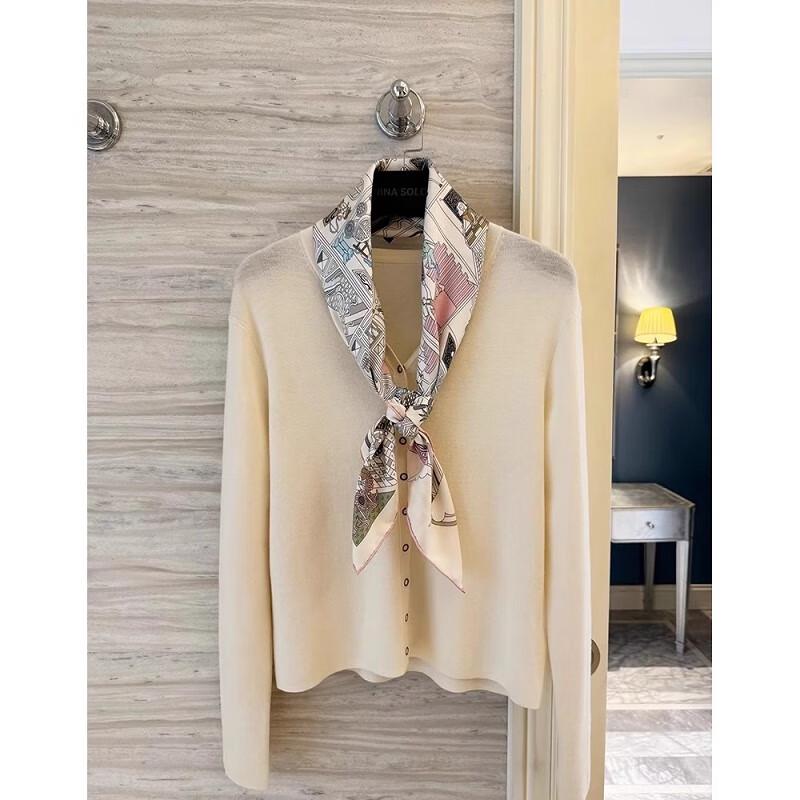 NINA SOLOR Designer Twill Scarf