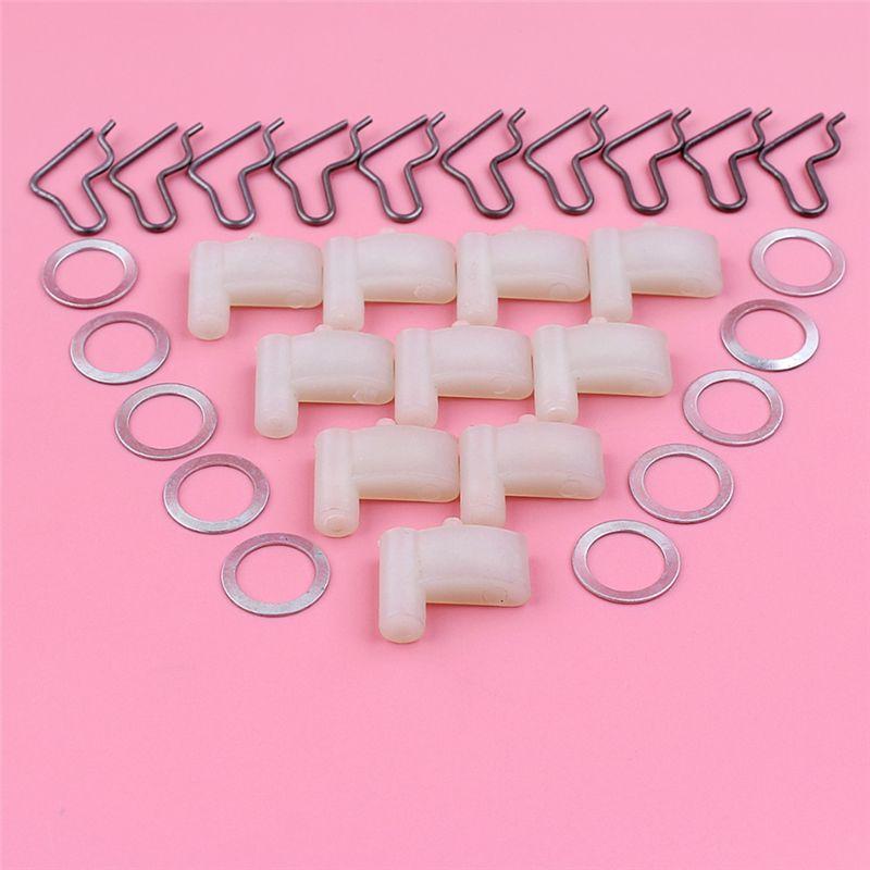 ABIY Kit Includes 10Pcs Starter Pawl Dog Spring Washer For Stihl FC55 FS38 FS45 FS46 FS55 BG55 BG85 BG65 TS400 HL45 Trimmer Part