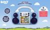 eKids Bluey Toy Music Player, Toddler Toy with Built-in Music for Bluey Toys Fans, Boys and Girls