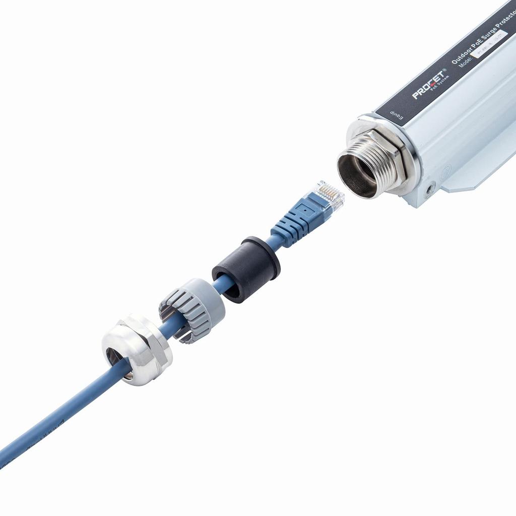 Sanwa Supply Outdoor Surge Protector PoE (10Giga, compatible) LAN-NF10GPOE