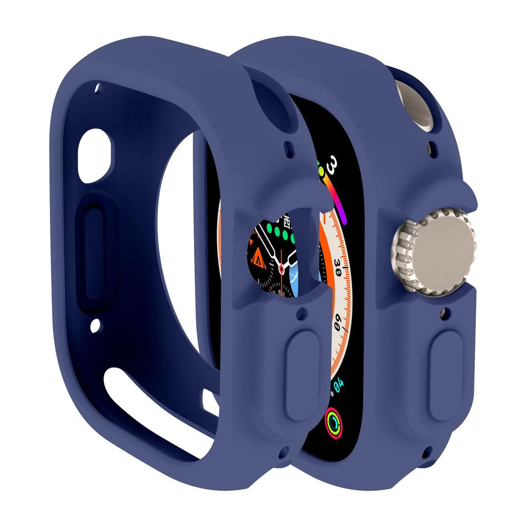Candy Silicone Case for Apple Watch Ultra 2 49mm Cover 9 8 7 6 Se 5 4 45mm 42mm Protection Iwatch Series 44mm 40mm 41mm Bumper