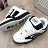 Autumn new niche versatile casual board shoes trend white and black panda color matching platform bread shoes women