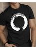 Elegant Zen Round Shape Unisexs Short Sleeve Tshirt Summer Tshirt Top