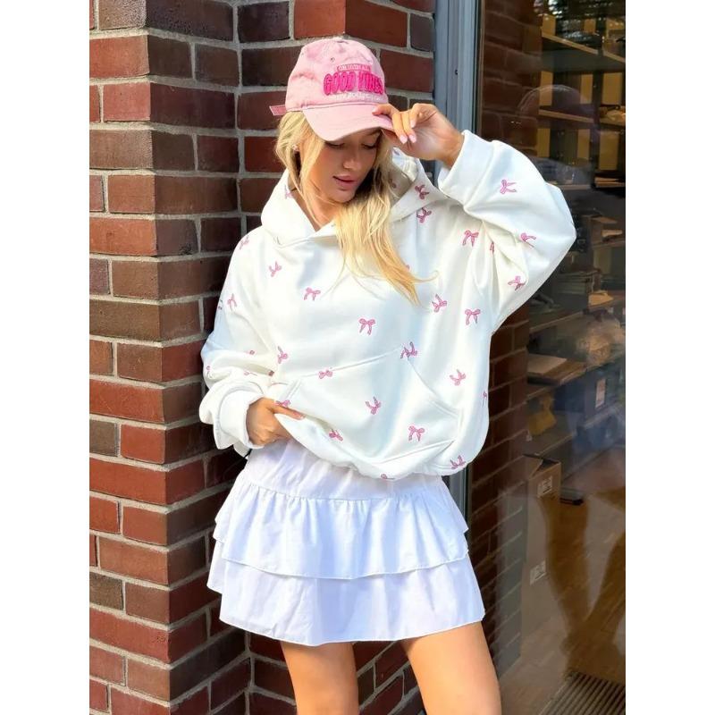 JKASHDK Hanorace și hanorace cu glugă cu mânecă lungă ocazional la modă pentru femei