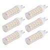 6PCS 104LED Light Bulb 12W 85?265V G9 Bulb 3 Light Color Small Wall Lamp Bulb for Home
