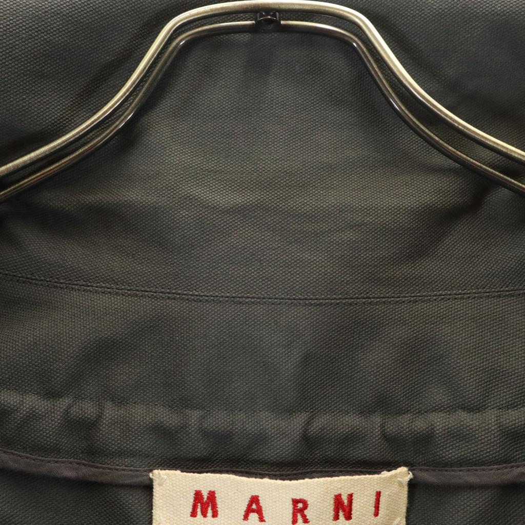 Marni Fabricat în Italia Jachetă de motociclist 36 Gri cărbune Femei Second-hand