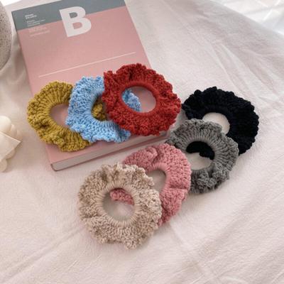 Handmade Hand-knitted Scrunchie Knitted Hair Tie