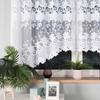 Kasjana - Ready-made Jacquard Curtain with Bottom Trim - 320X160 - White