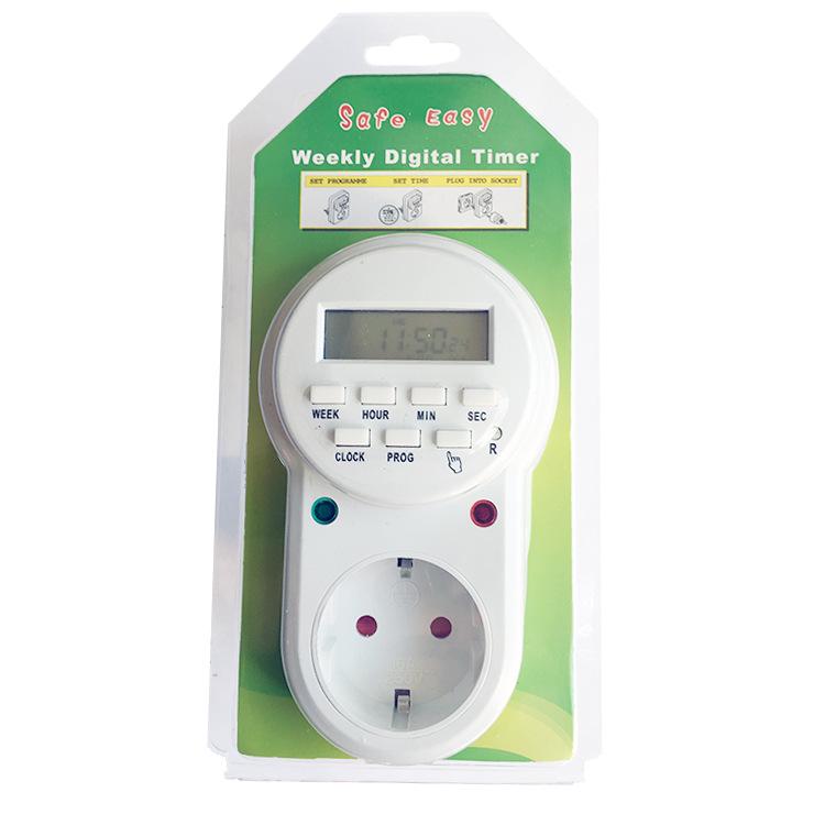 Smart European Fish Tank Timer Socket ETG-63A