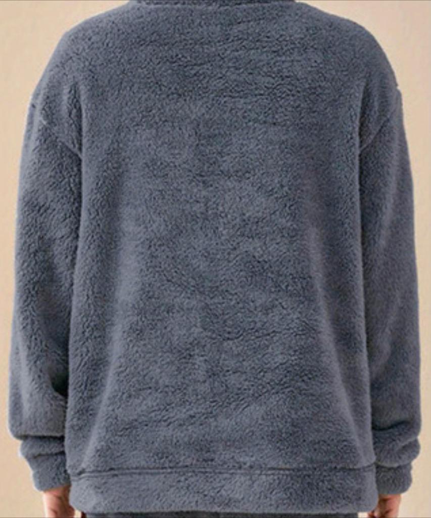 Men's Loose Flannel Loungewear Set, Comfortable