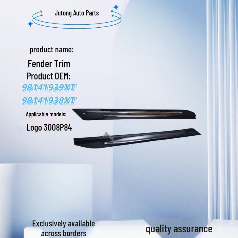 

Front Fender Trim Strip for Peugeot 3008 P84 (98141939XT, 98141938XT) Exclusive Left