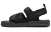 3205 Series Velcro Minimalistic Casual Black Sandals 'Black White' SD3205GBK