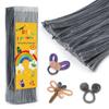 Fenrry 300PCS Pipe Cleaners Chenille Stem Craft Supplies for Hair Fuzzy Sticks Pipe Cleaner Brush for DIY Art Craft Decorations