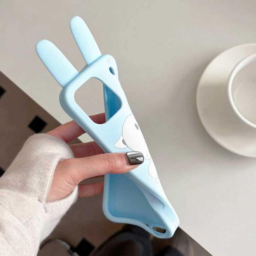 Retro Bunny Ear Sheep iPhone17/16/15/14/13 Pro Max Compatible Phone Case Cover.
