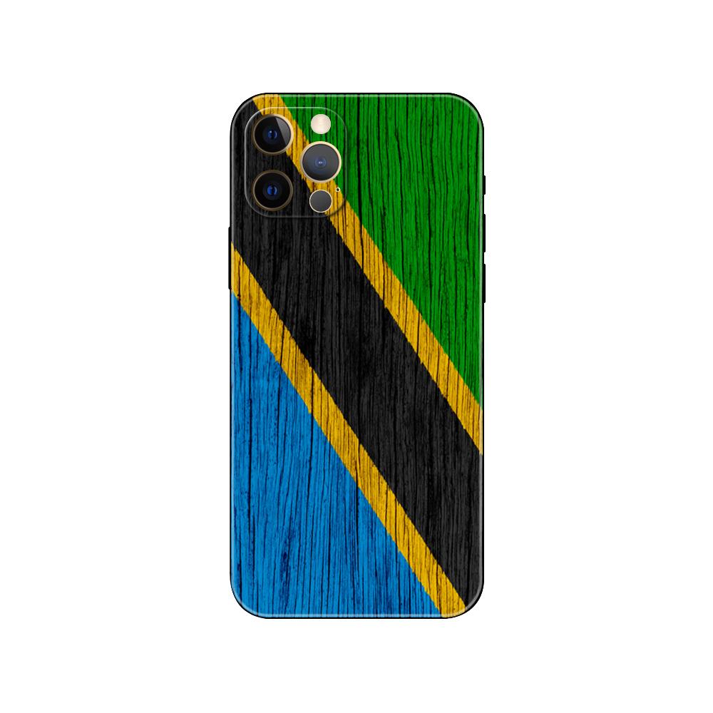 Tansania Nationalflagge Handyhülle für iPhone 5 5s 2020se 6 6s 7 8 plus x 10 XR XS 11 12 13 mini pro MAX schwarze TPU-Rückseite